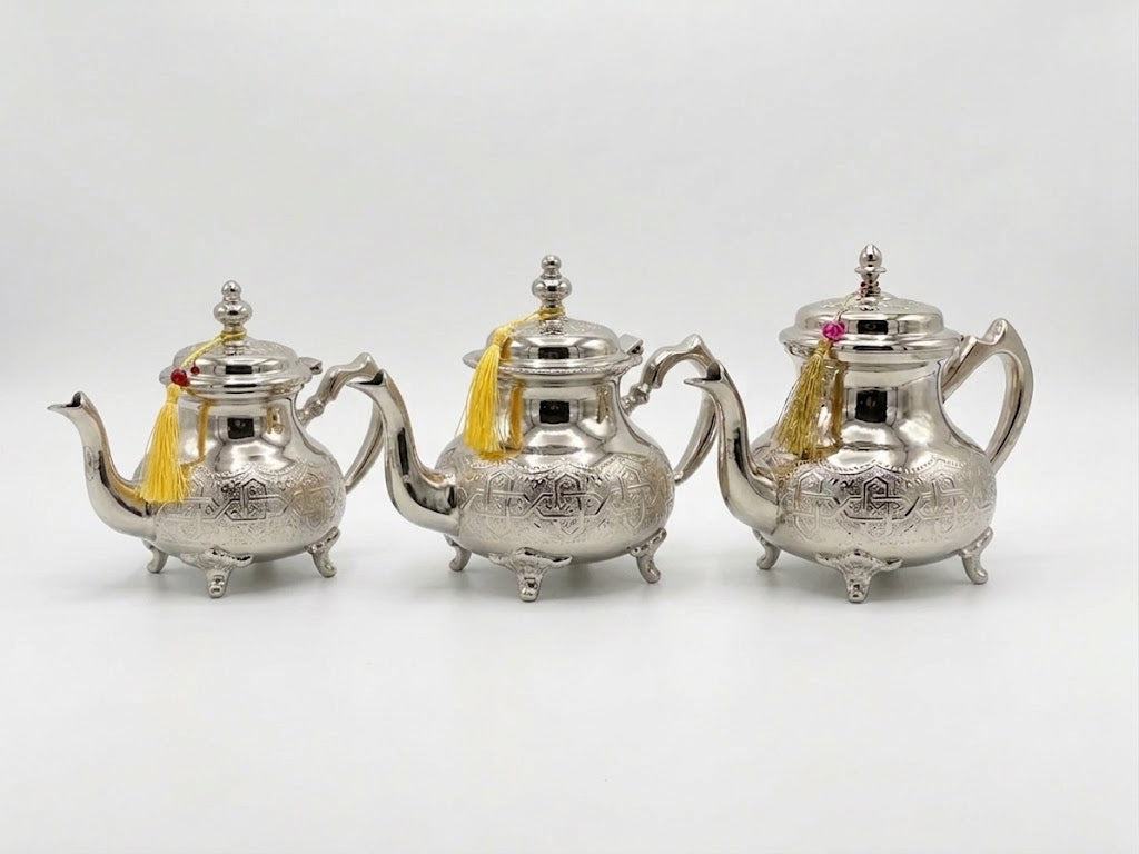 Tasse à Thé Marocaine en Laiton Doré - Gravure Artisanale Traditionnelle