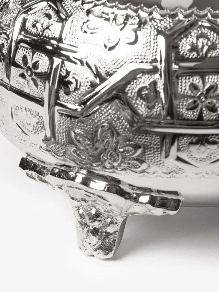 Tasse à Thé Marocaine en Laiton Doré - Gravure Artisanale Traditionnelle